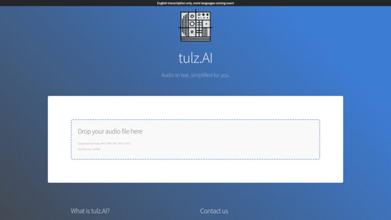 New Tulz.ai AI Tool Review