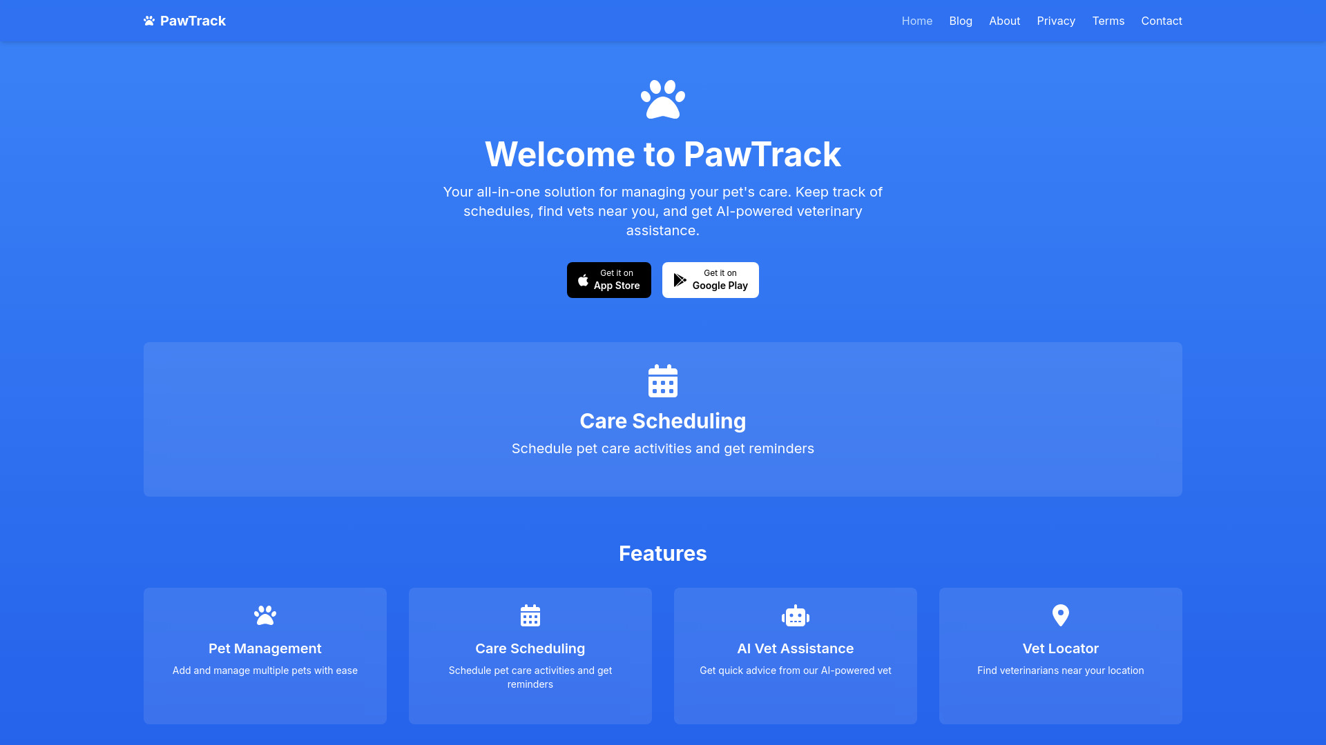 PawTrack logo