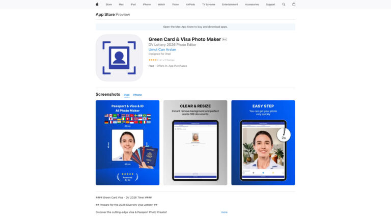 Advanced Greencard Photo Maker AI Tool Review