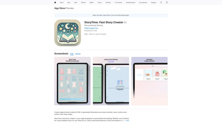 New Storytime AI Tool Review