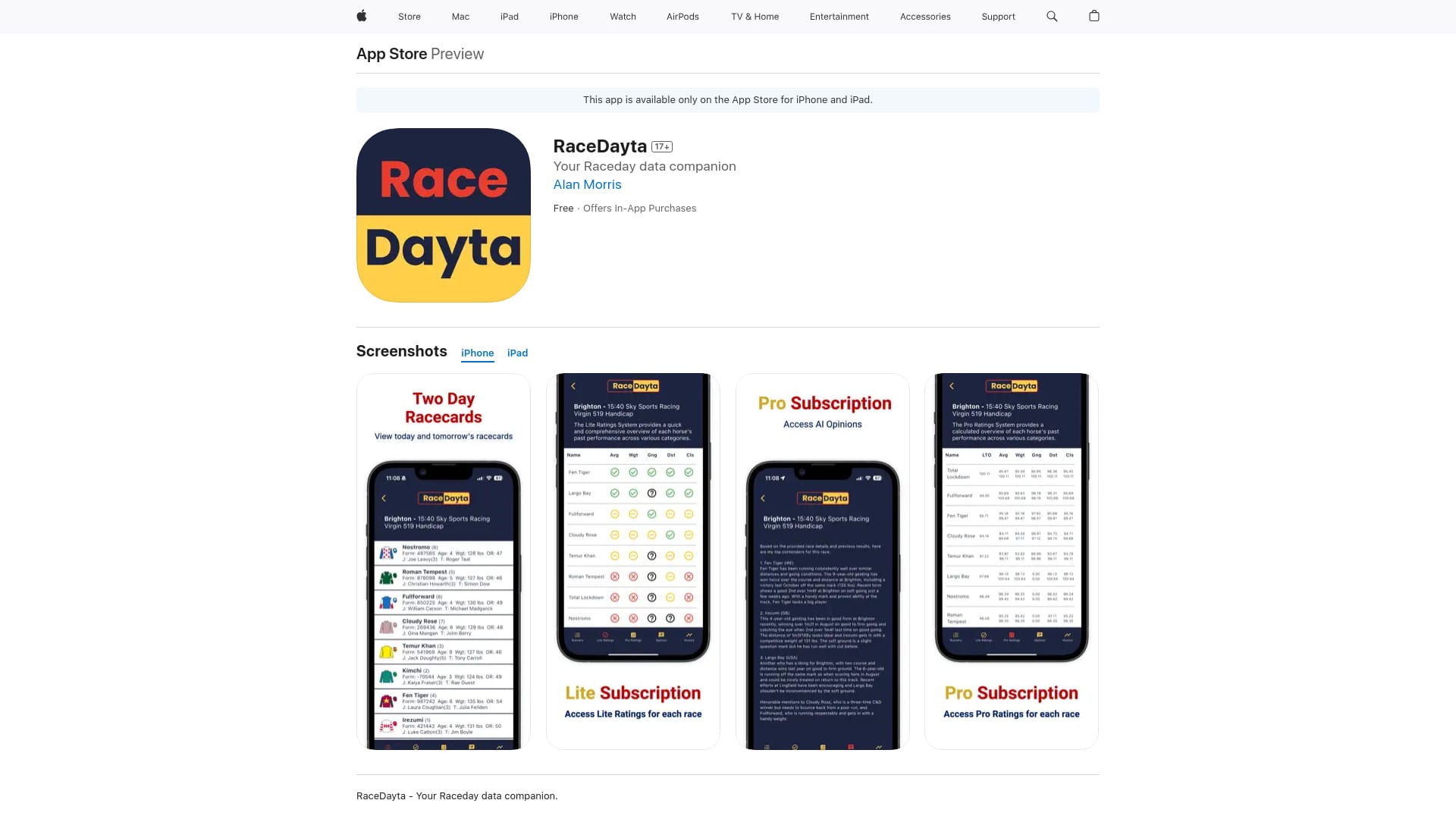 RaceDayta logo