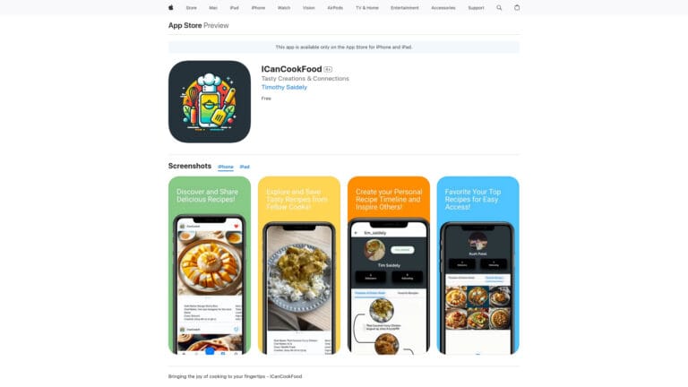 Popular Icancookfood AI Tool Review