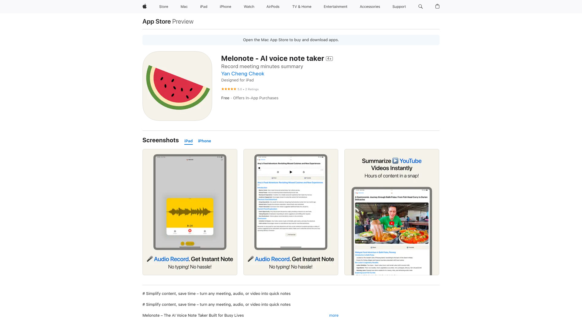 Melonote logo