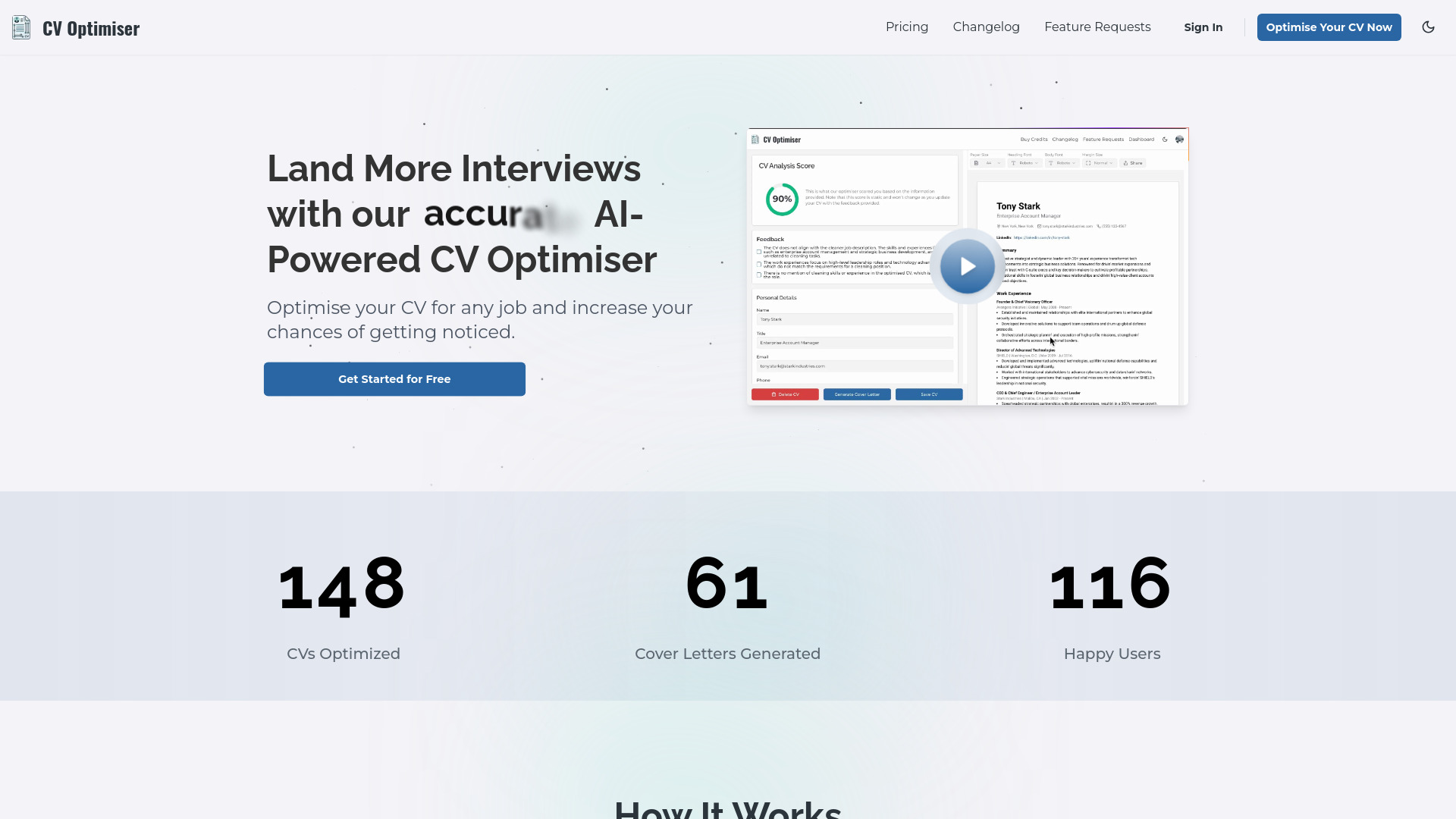 CV Optimiser logo