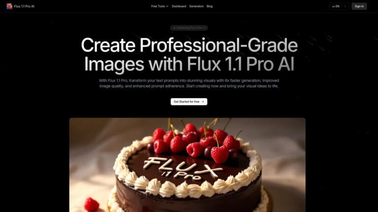Free Flux 1.1 Pro AI AI Tool Review