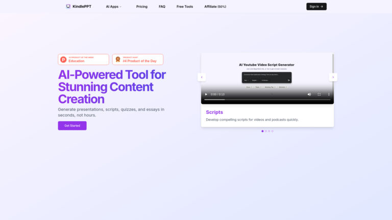 Powerful Kindleppt AI Tool Review