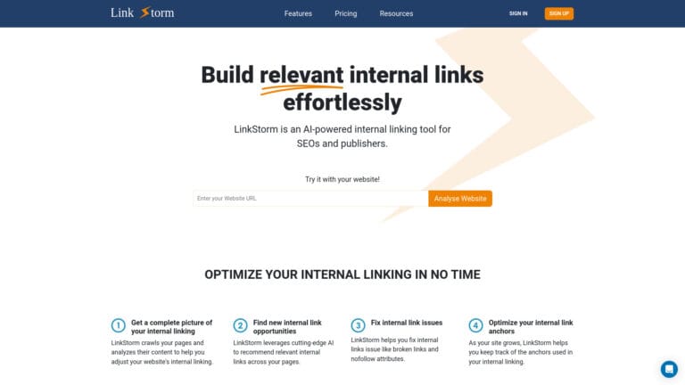 Powerful Linkstorm AI Tool Review