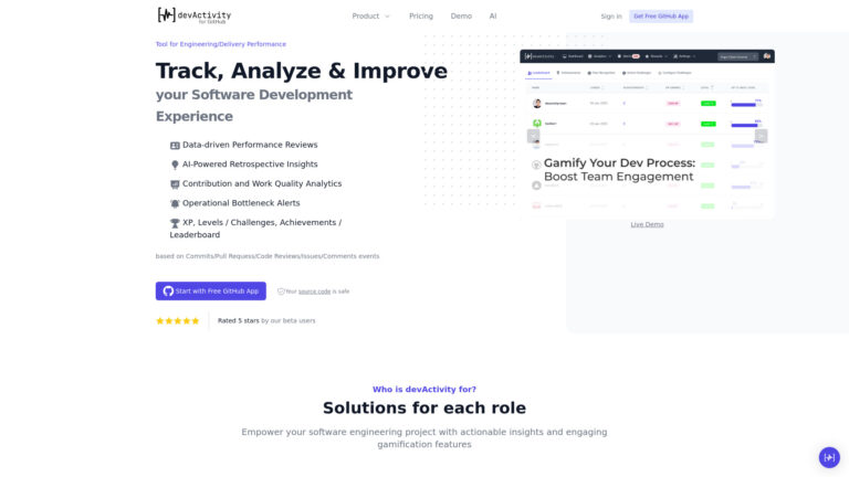 Free Devactivity AI Tool Review