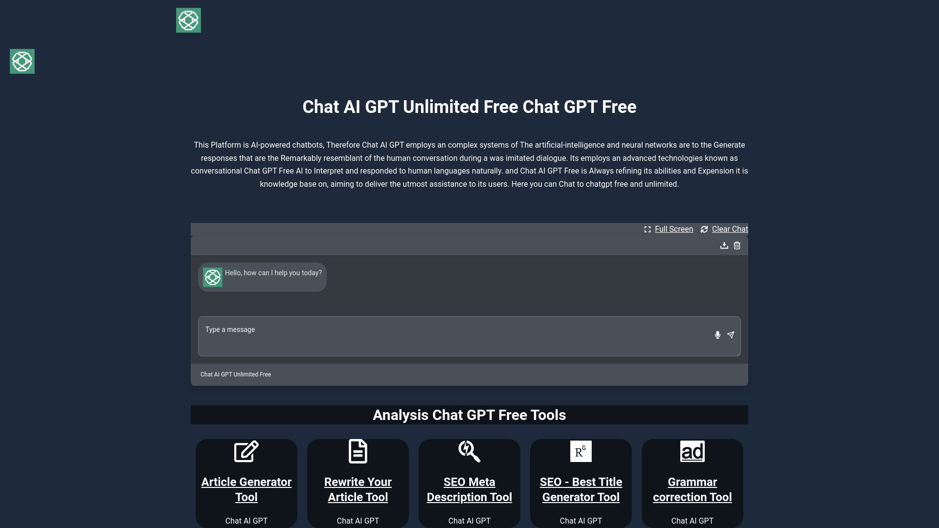 Chat AI GPT logo