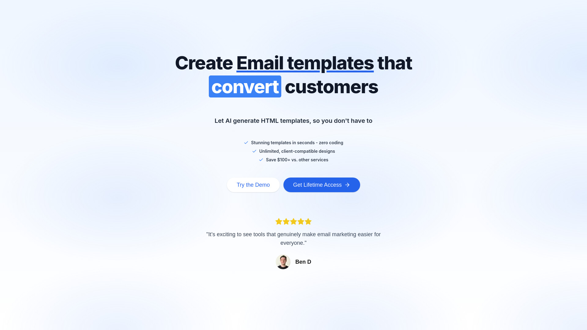 HTML Email logo
