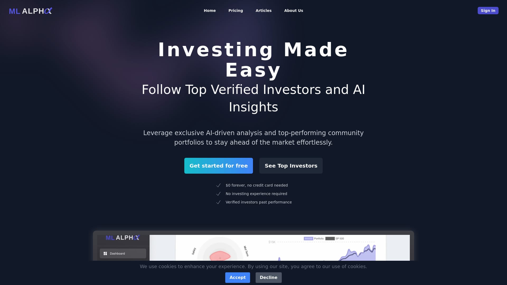 ML Alpha logo