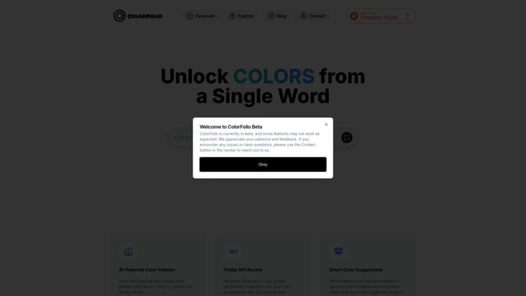 Innovative Colorfolio AI Tool Review