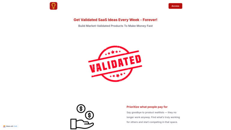 Free Validated Saas AI Tool Review