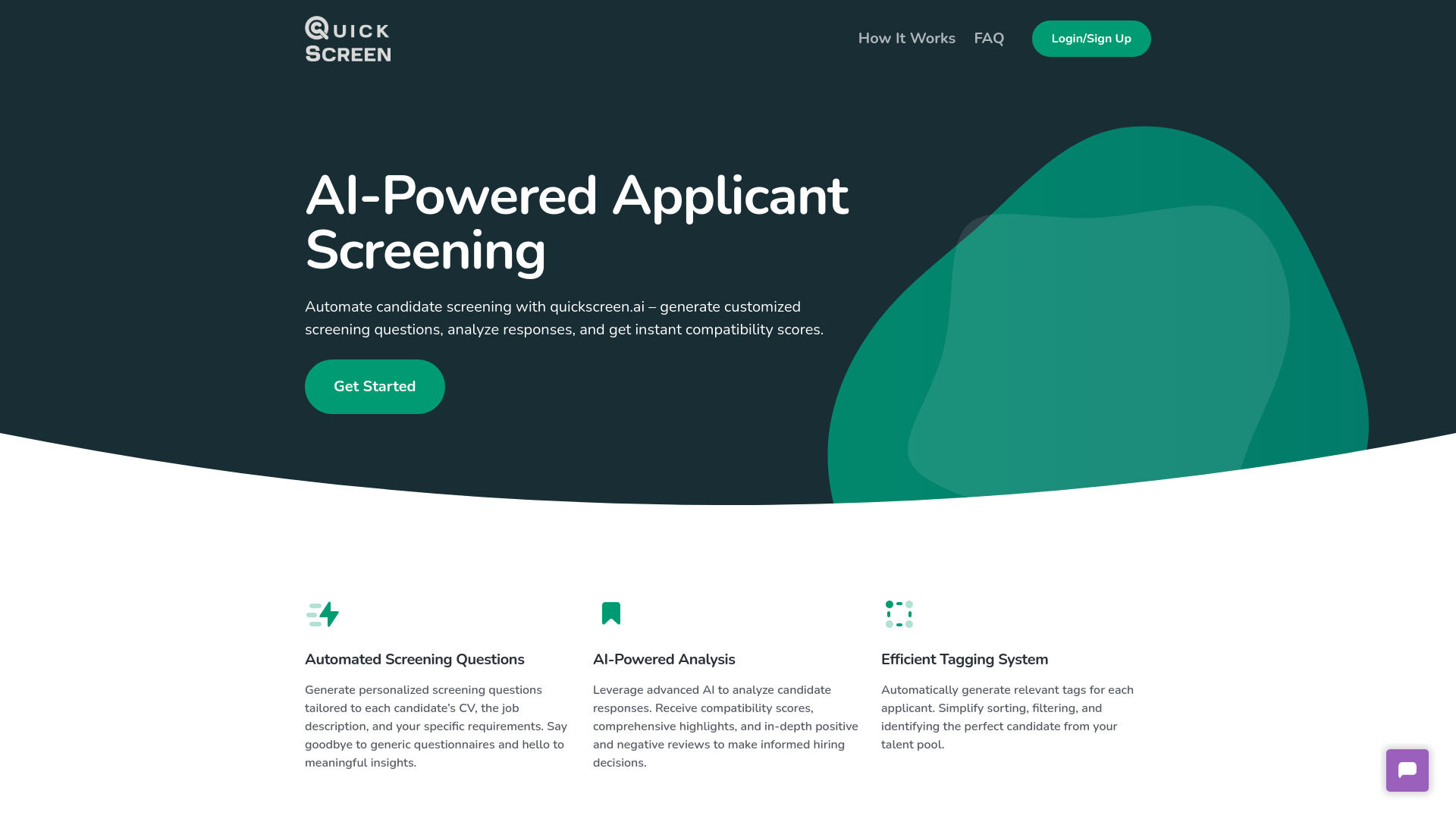 QuickScreen.ai logo