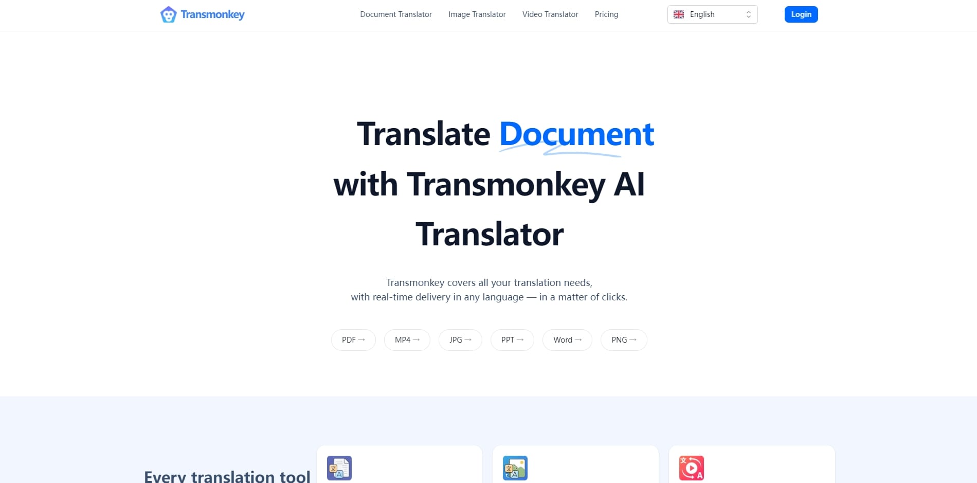 Transmonkey AI Translator Suite logo
