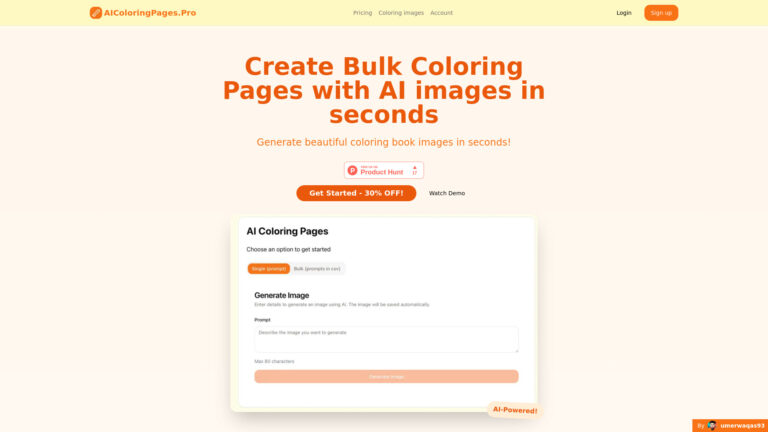 Free AI Coloring Pages AI Tool Review