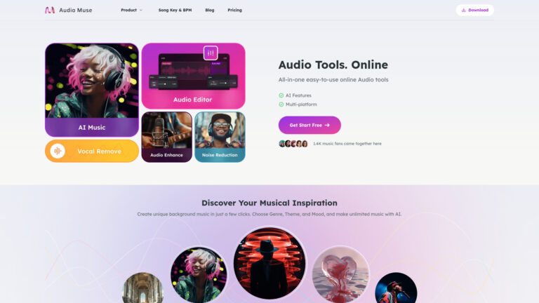 New Audio Muse AI Tool Review