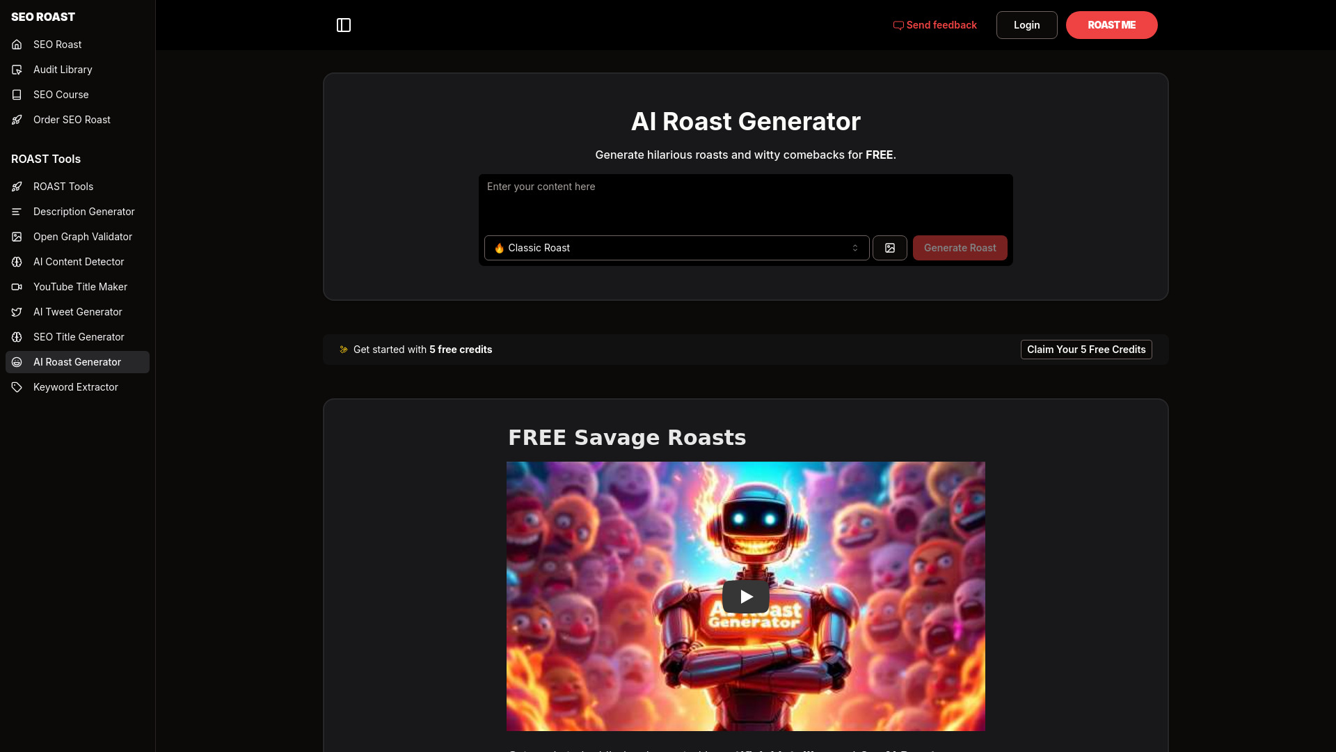 AI Roast Generator logo