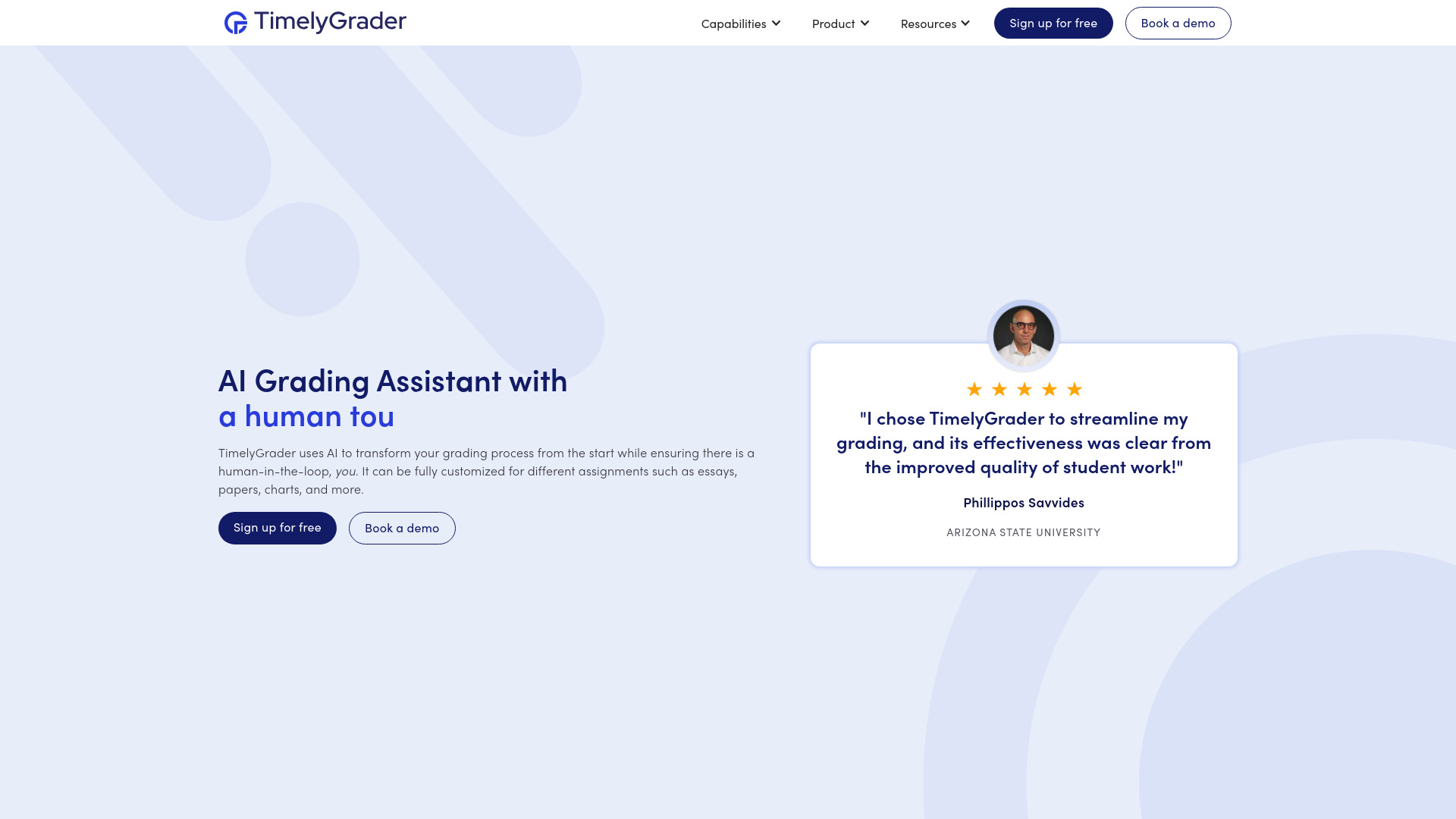 TimelyGrader logo