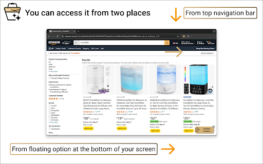 Smart Amazon Product Comparer ai chrome extension logo