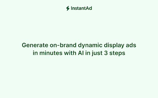 InstantAd ai chrome extension logo