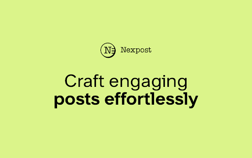 Nexpost ai chrome extension logo