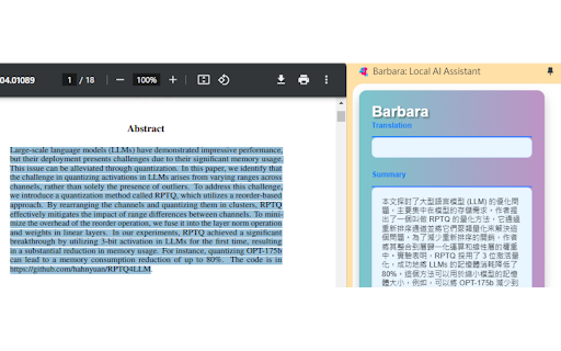 Barbara ai chrome extension logo