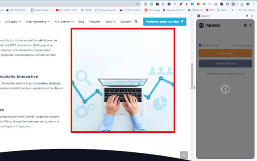 ImgSEO ai chrome extension logo