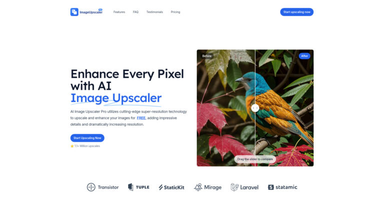 Advanced AI Image Upscaler Pro AI Tool Review