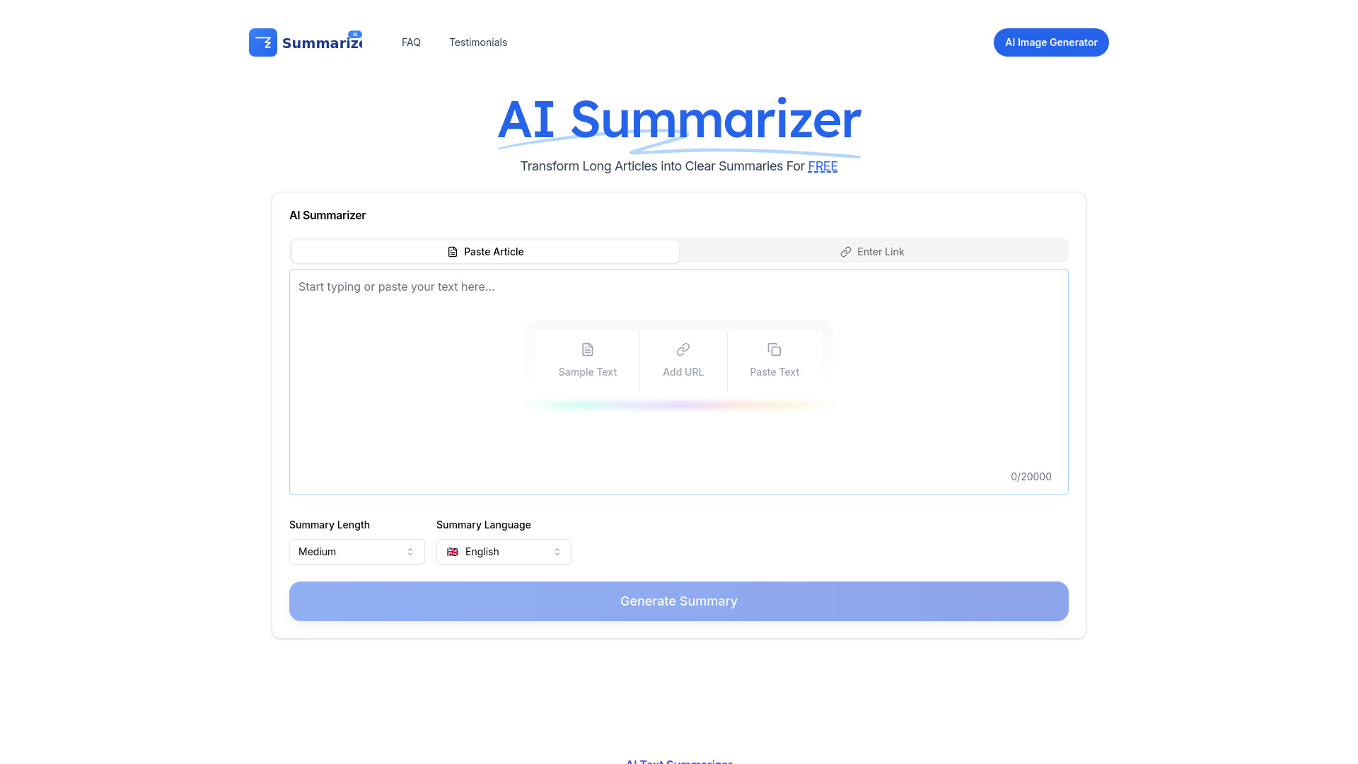 AI Summarizer logo