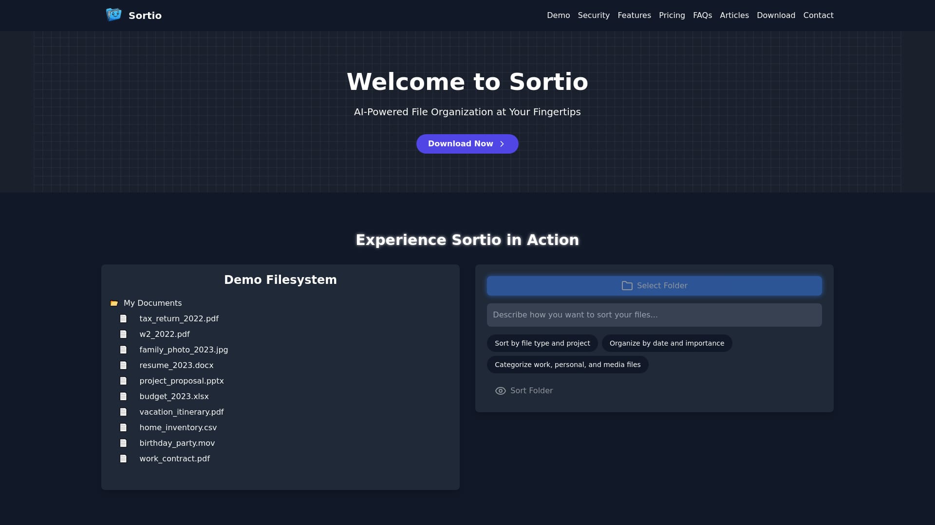 Sortio logo