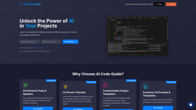 Free AI Code Guide AI Tool Review