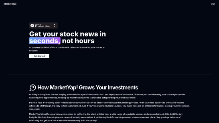 Trending Marketyap! AI Tool Review