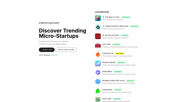 Popular Startup Spotlight AI Tool Review