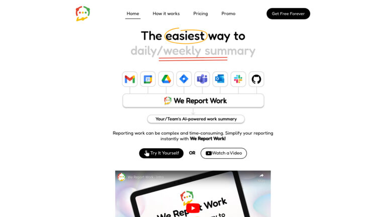 Best We Report Work AI Tool Review
