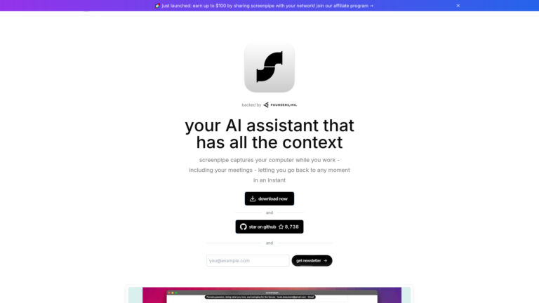 New Screenpipe AI Tool Review