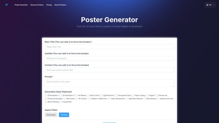 Free Poster Generator AI Tool Review
