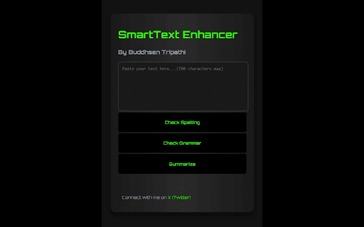 SmartText Enhancer ai chrome extension logo