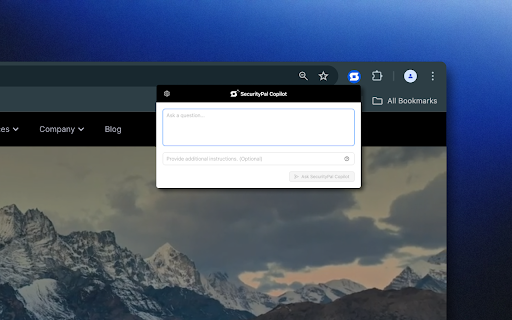 SecurityPal Copilot ai chrome extension logo