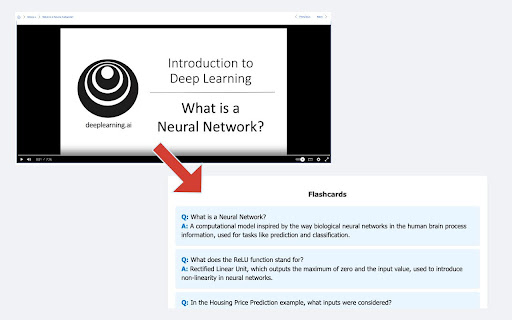 Coursera Flashcards ai chrome extension logo