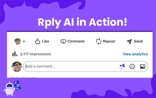 RplyAI ai chrome extension logo