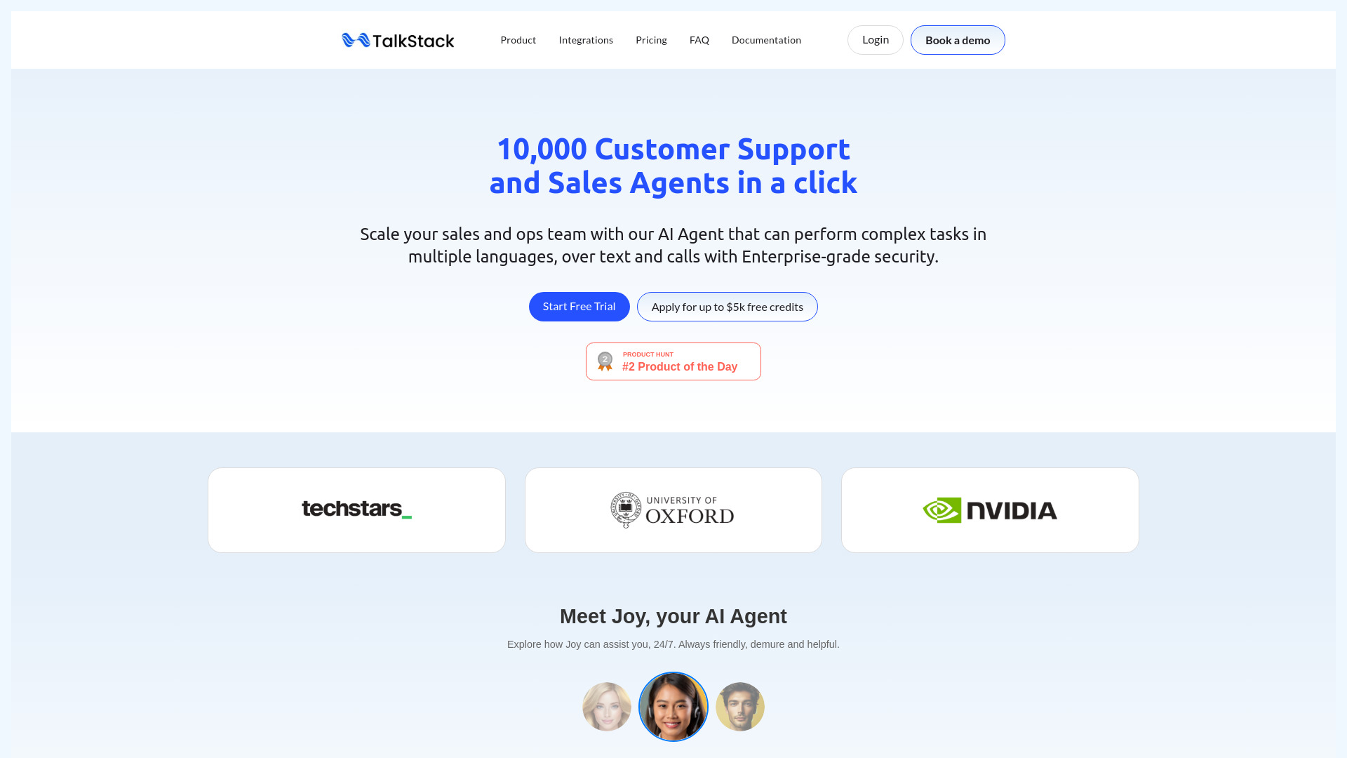 TalkStack AI logo