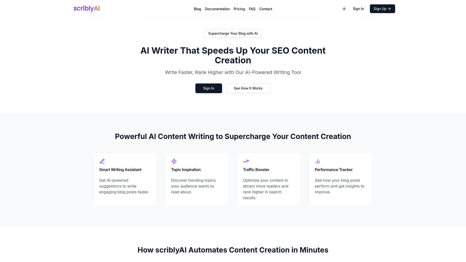 Scribly AI logo