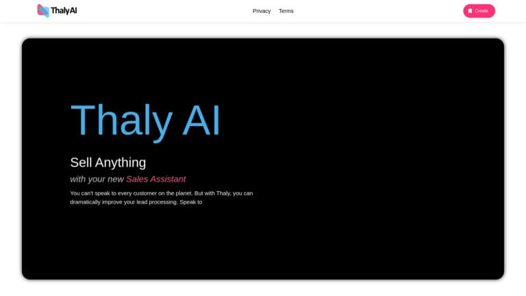 Innovative Thaly AI AI Tool Review