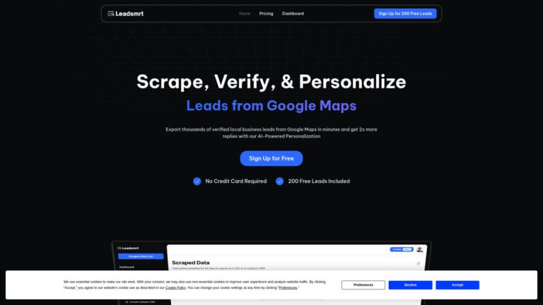 Advanced Leadsmrt AI Tool Review