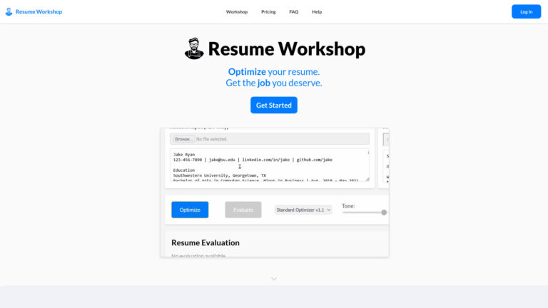 Popular Resume Workshop AI Tool Review
