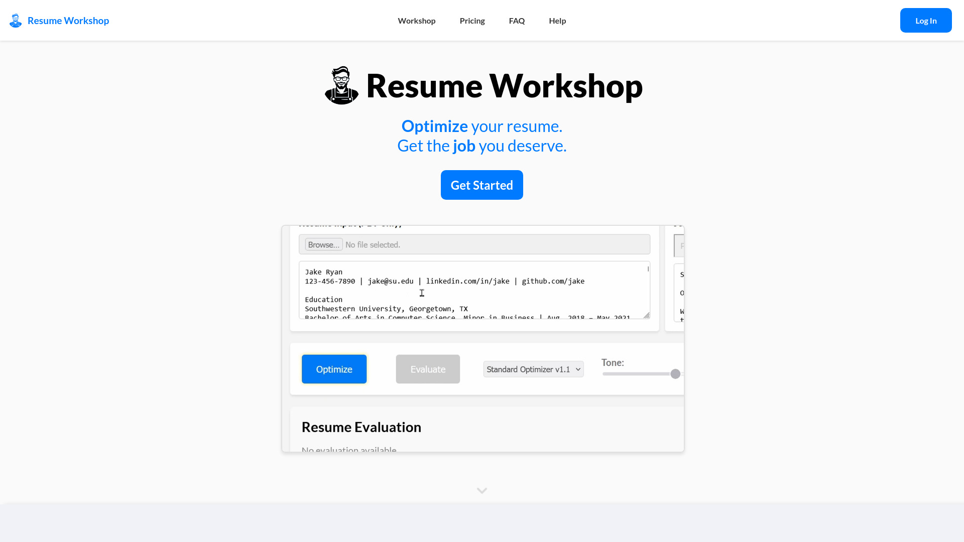 Resume Workshop logo