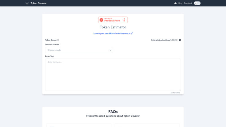 Free Token Counter AI Tool Review
