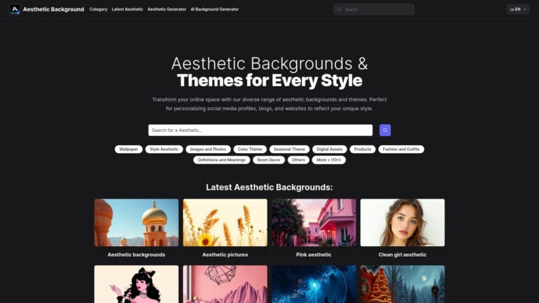Powerful Aesthetic Background AI Tool Review