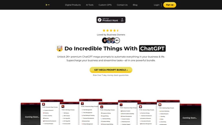 Free 2000+ Chatgpt Mega AI Tool Review